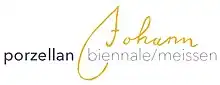 Logo der porzellanbiennale/meissen