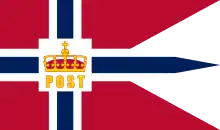 Postflagge Norwegens
