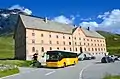 Postauto amSimplon-Hospiz auf dem Simplonpass