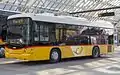 Ein 10,1 m langer SwissAlpin auf Scania-K320UB-Chassis in Chur