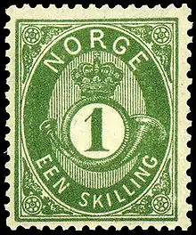 Norwegisches Posthorn (Briefmarkenserie)