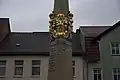 Distanzsäule in Baruth/Mark (Detail)