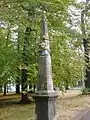 Postmeilensäule Freiberg, Bebelplatz
