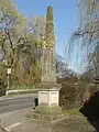 Distanzsäule in Wahrenbrück