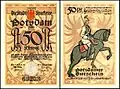 50 Pfennig Notgeldschein „Mehlsäcke“