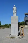 Die Skulptur des Heiligen Nikolaus