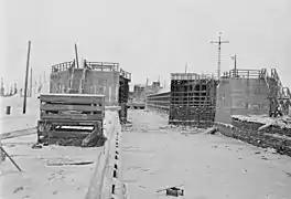 Zerstörte Schleuse,Bild vom 9. Dezember 1941