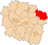 Lage in der Wojewodschaft