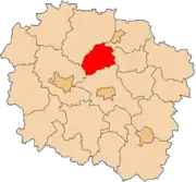 Lage in der Woiwodschaft