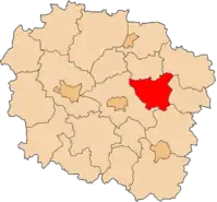 Lage in der Woiwodschaft