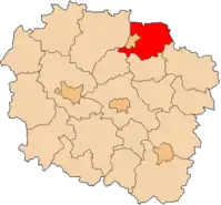 Lage in der Woiwodschaft
