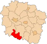 Lage in der Woiwodschaft