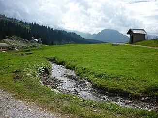 Pragelpass Hochebene, allgemeine Blickrichtung Süd