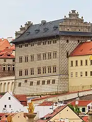 Rückseite des Palais