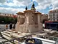 Unterbau der Säule, Mai 2020