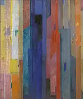 Big walls (1987–1991), combined technique