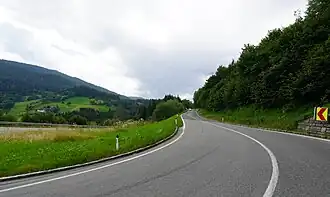 Auffahrt von der Himmelberger Seite