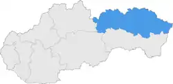Der kraj Prešov   in der Slowakei