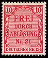 10 Pfg; Michel-Nr.: 4