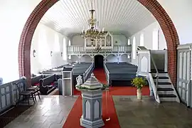 Blick auf die Orgel