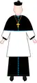 Chorkleidung eines Priesters des Instituts