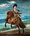 Prinz Baltasar Carlos zu Pferd (Velázquez 1634/35)
