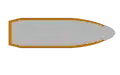 Spitzkopfgeschoss mit Bleispitze, Teilmantel, Jagd
