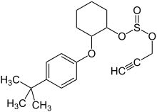 Strukturformel von Propargit