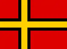 Vorschlag der CDU/CSU im Parlamentarischen Rat 1948 für die deutsche Flagge