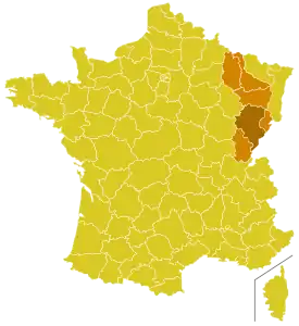 Karte der Kirchenprovinz