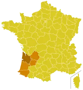 Karte der Kirchenprovinz