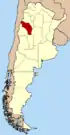 Lage der Provinz La Rioja