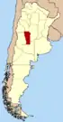 Lage der Provinz San Luis