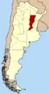 Lage der Provinz Santa Fe