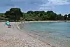 der Strand von Trstevica