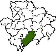 Rajon Pryasowske in der Ukraine