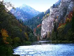 Schlucht des Dunajec in den Pieninen
