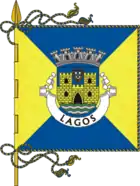 Lagos (Cidade mit diagonal geviertelter Flagge)