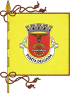 Flagge von Ponta Delgada