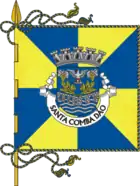 Flagge des Concelhos Santa Comba Dão