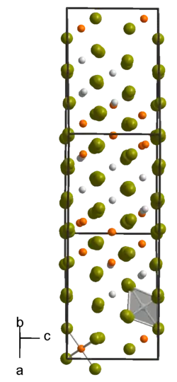Kristallstruktur von Platin(II,IV)-bromid