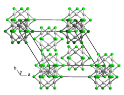 Kristallstruktur von Platin(II)-bromid