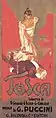 Poster für Puccinis Oper Tosca, 1899