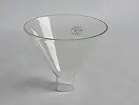 Pulvertrichter aus Laborglas