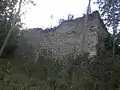 Ruine des oberen Pulverturms auf dem Tändlein