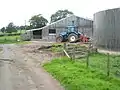 Pumpstation neben Güllebehälter