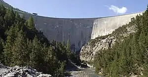 Staumauer Punt dal Gall von Norden