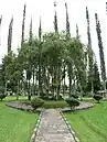 Gartenanlage des Tempels