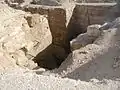 Ausschachtung der Grabkammer der Radjedef-Pyramide