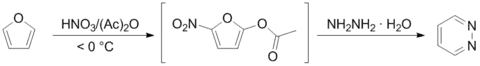 Pyridazin-Synthese aus Furan